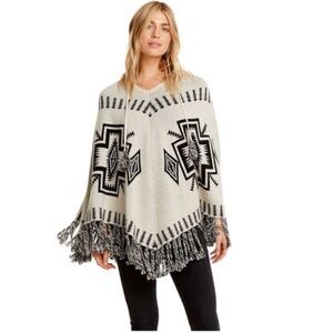 Chaser Blanket Poncho Southwestern Tribal Aztec. NWT. Women’s Size XS/S